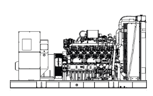 Model: HRNG-900 T6 (LPG) Open Skid Standby HG06